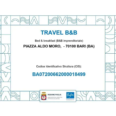 Bed and breakfast Travel 4*